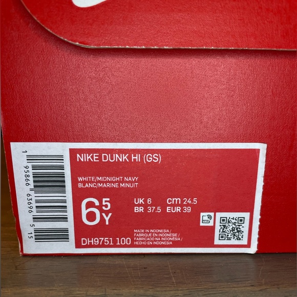 COPY - Nike Dunk High Purple (GS) Size 6.5Y / 8 women’s - Picture 8 of 8